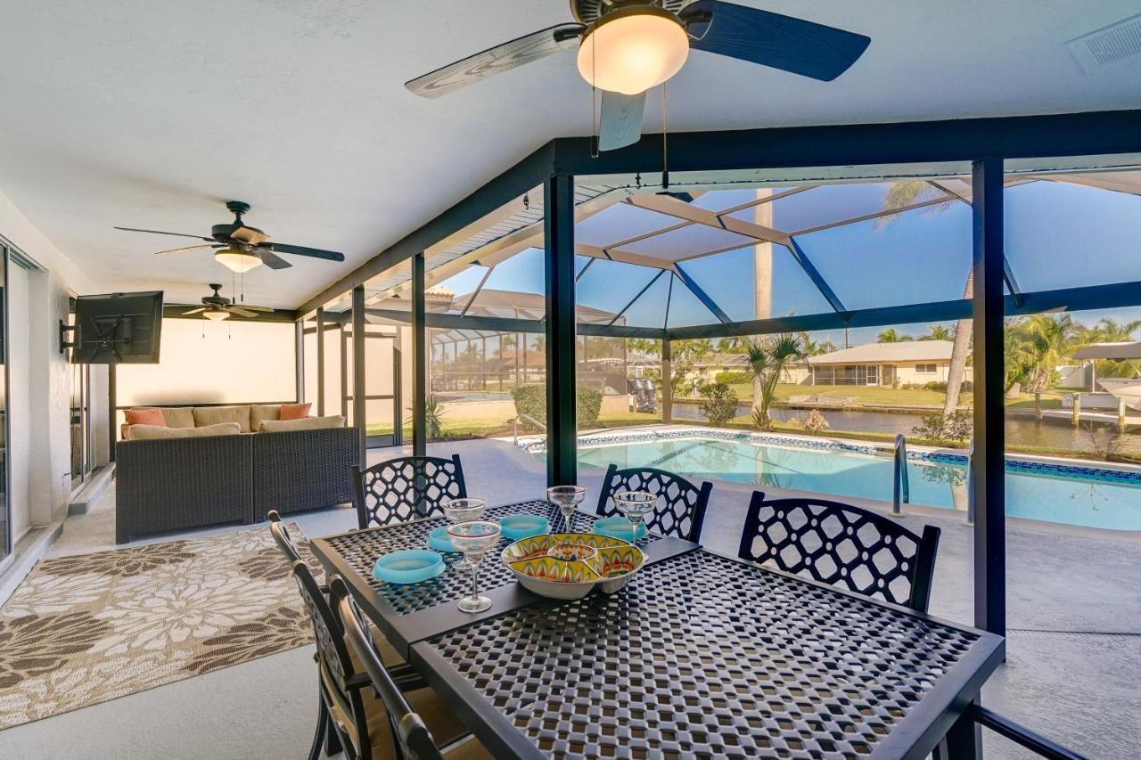 Waterfront Cape Coral Home With Private Pool! ภายนอก รูปภาพ